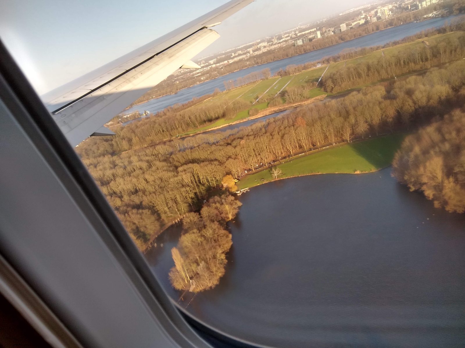 착륙 직전