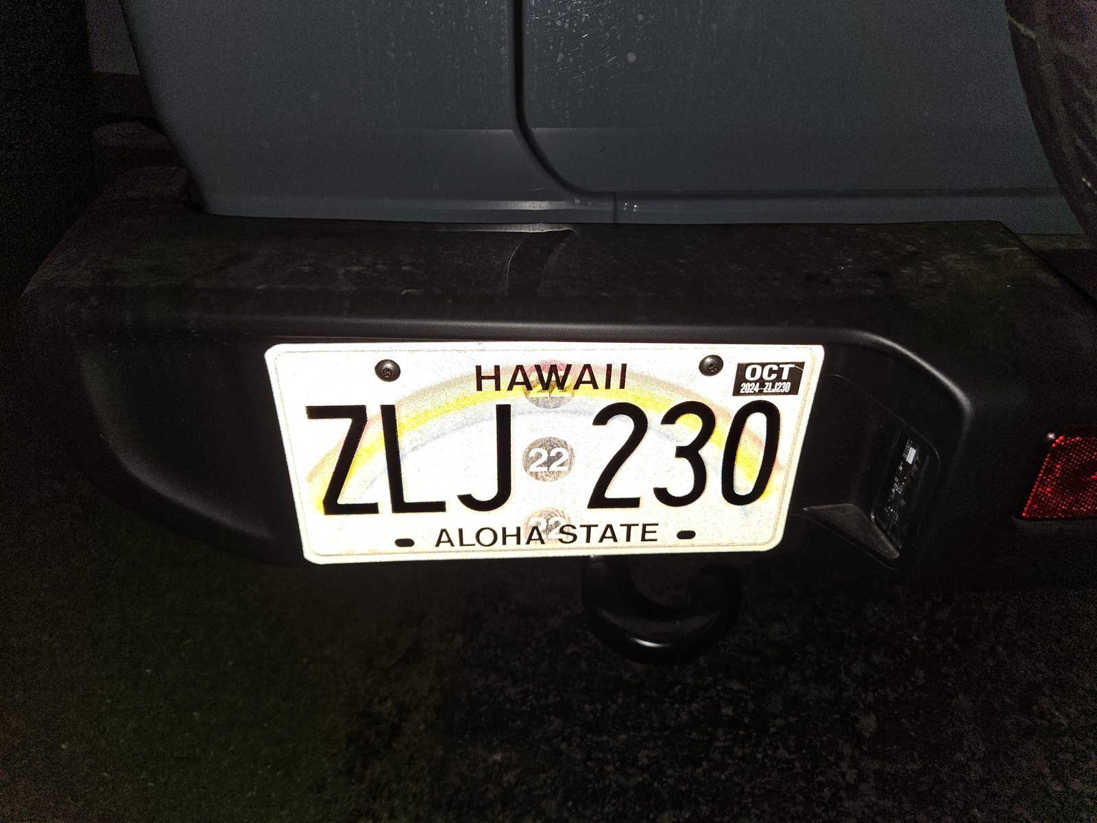 ALOHA STATE 번호판